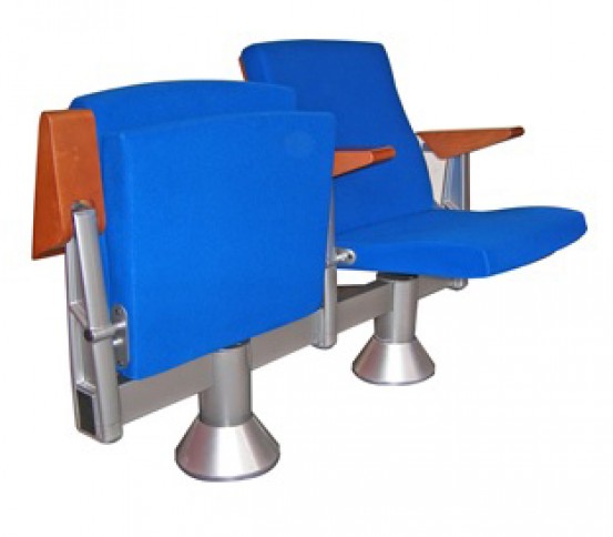 Butaca Minor Compact con el respaldo abatible, asiento fijo para ir acoplados a grada telescópica - Accesorios Grades - Gradas y tribunas