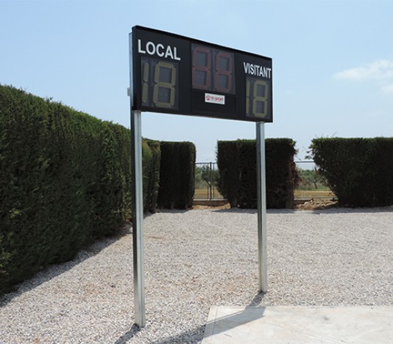 Electronic football scoreboard 