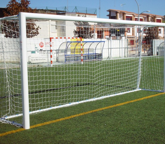 Portería de fútbol-7 trasladable en tubo de aluminio 120x100mm - Fútbol 7 - Fútbol