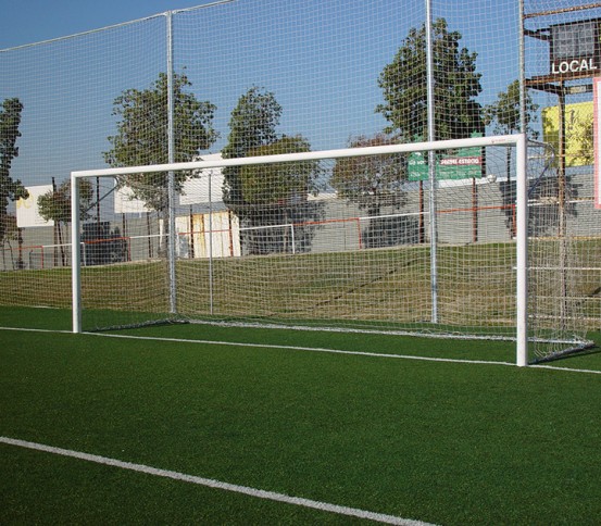 Portería de fútbol-7 trasladable en tubo de aluminio 120x100mm - Fútbol 7 - Fútbol