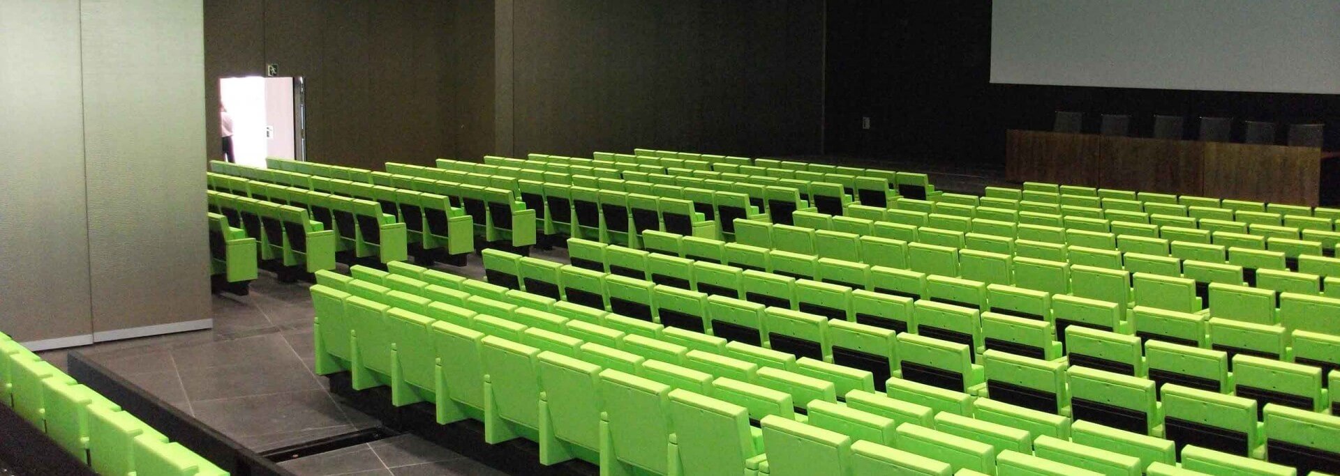 ODEON PROJECT – ODENSE MUSIC HOUSE (DENMARK) - GATEL220 curved motorized grandstand